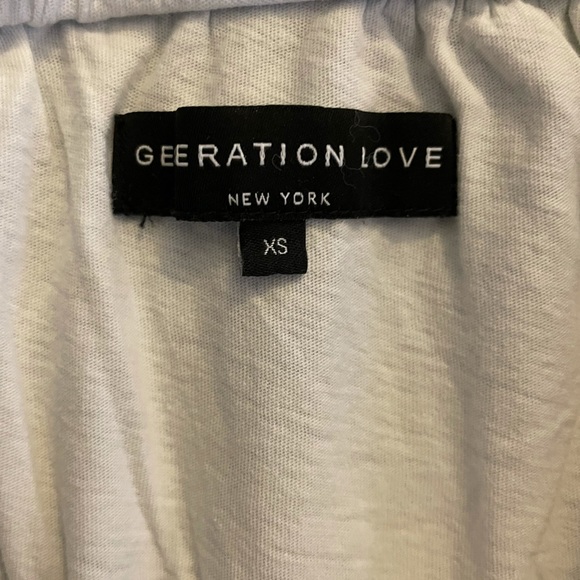Generation Love Off-Shoulder Top, Sz XS - Picture 6 of 7